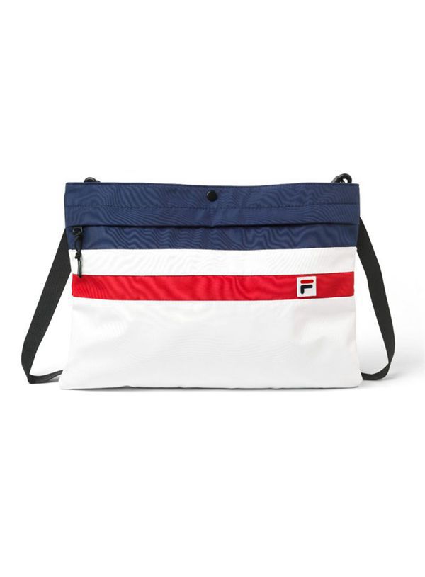 Fila Wester Large Bags - White/Navy,NZ 129-93412